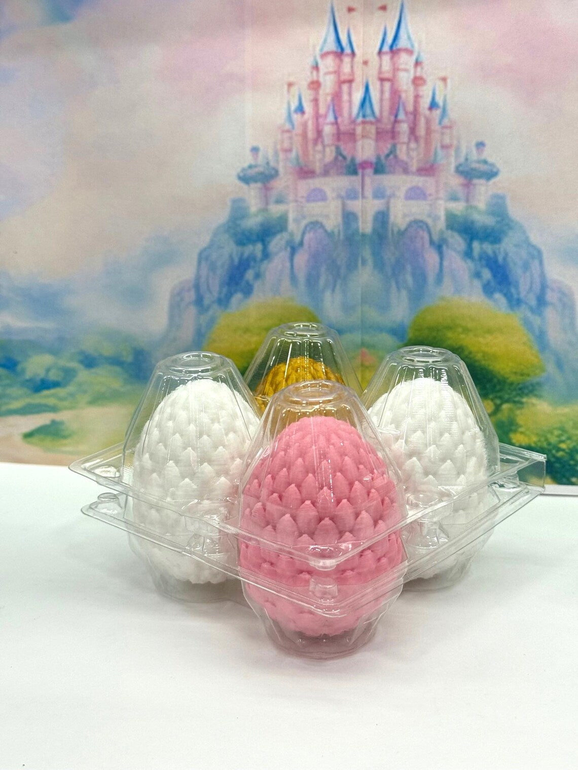 4pcs 3D Printed Articulated Mini Axolotl with Eggs, Fidget Mini Axolotl Toy, Executive Desk Toy, Party Decorations MA001-4X